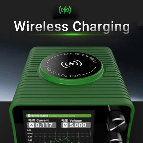 2UUL PC01 POWER MAX 200W Multi-Port Charger Adjustable Voltage Power Supply, Plug:US Plug