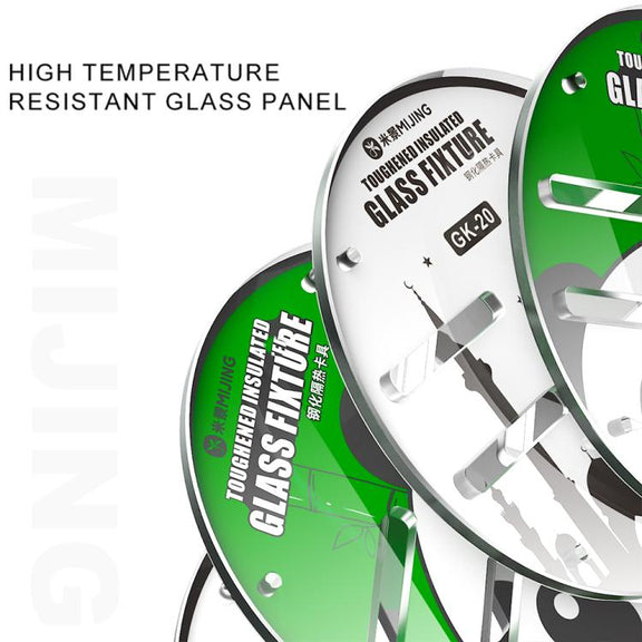 Mijing GK20 360 Rotating High Temperature Resistant Glass Motherboard PCB Fixture