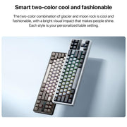 Xiaomi Mechanical Keyboard MK71 Pro Wired / 2.4G / Bluetooth Triple Mode Gaming Keyboard(Moon Rock)