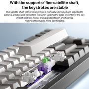Xiaomi Mechanical Keyboard MK71 Pro Wired / 2.4G / Bluetooth Triple Mode Gaming Keyboard(Glacier)
