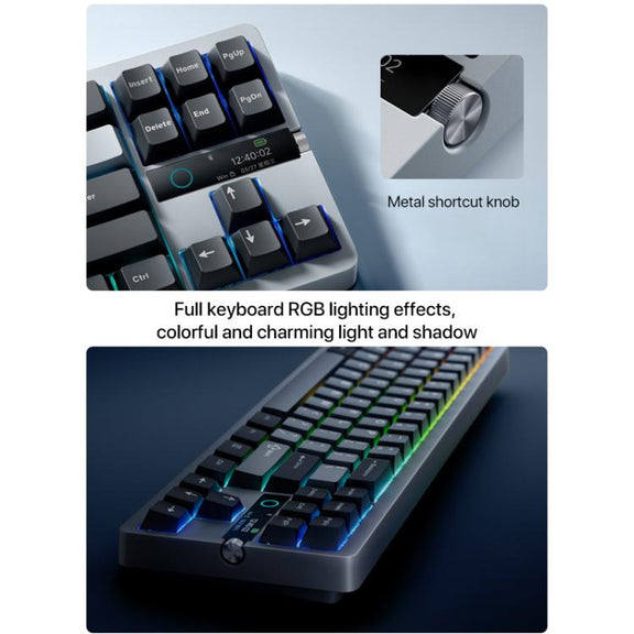 Xiaomi Mechanical Keyboard MK71 Pro Wired / 2.4G / Bluetooth Triple Mode Gaming Keyboard(Glacier)