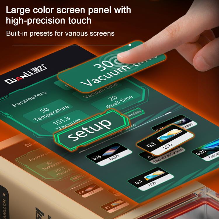 Qianli TH600 Phone LCD Curved / Straight Screen Universal Pressing Laminating Machine, Plug:US Plug