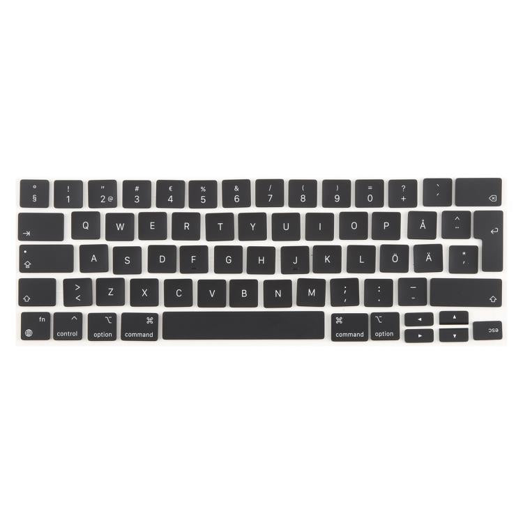 For MacBook A2251 A2289 A2238 A2338 UK Big Enter Version Keycaps, Language:Sweden