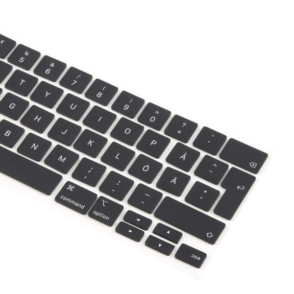 For MacBook A2251 A2289 A2238 A2338 UK Big Enter Version Keycaps, Language:Sweden