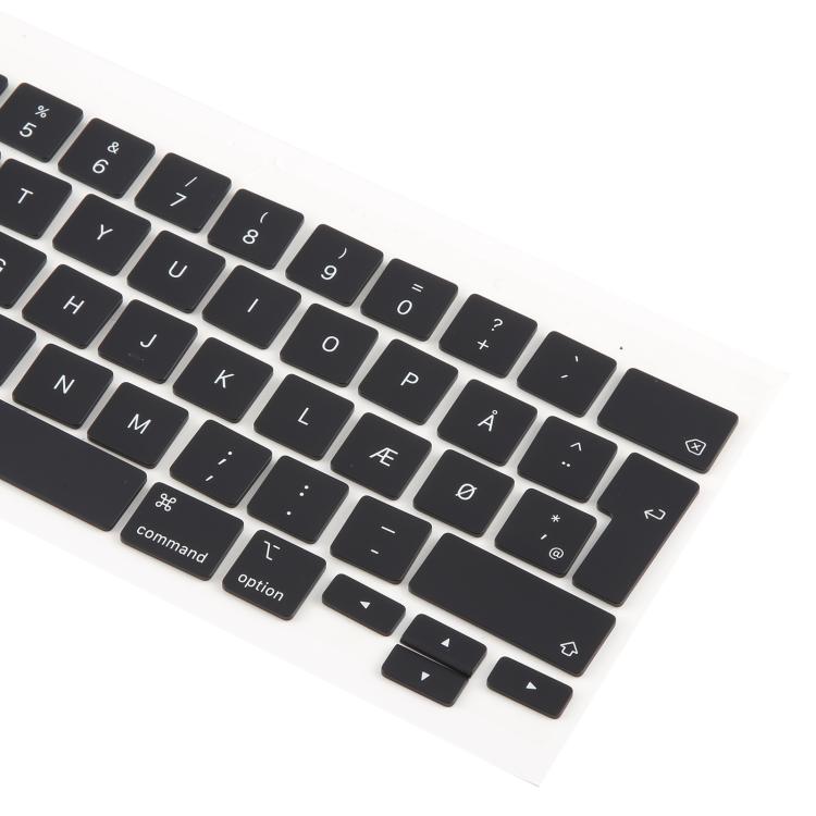 For MacBook A2251 A2289 A2238 A2338 UK Big Enter Version Keycaps, Language:Denmark