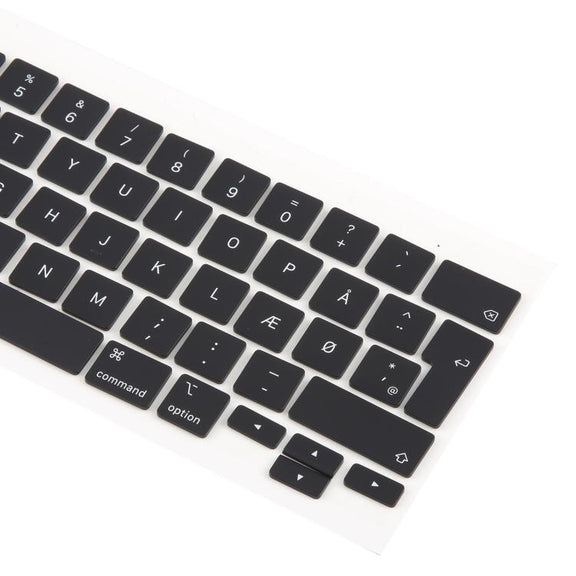 For MacBook A2251 A2289 A2238 A2338 UK Big Enter Version Keycaps, Language:Denmark