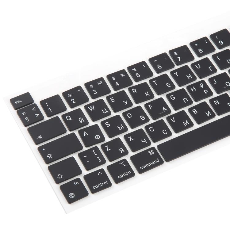 For MacBook A2251 A2289 A2238 A2338 UK Big Enter Version Keycaps, Language:Russian