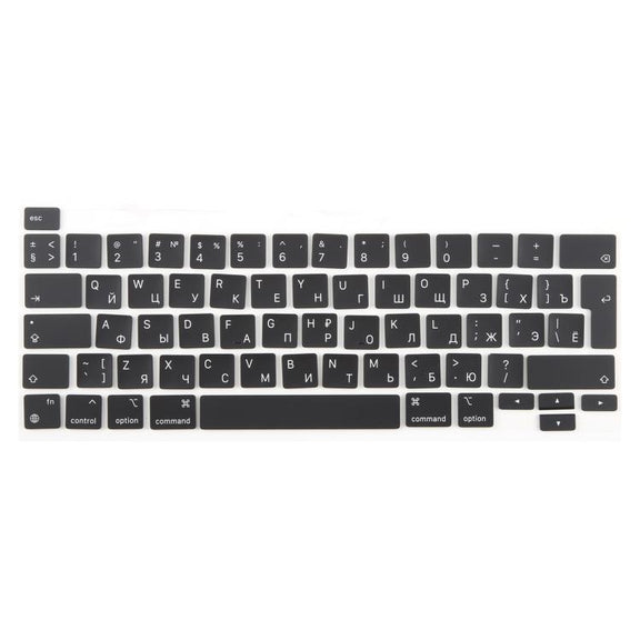For MacBook A2251 A2289 A2238 A2338 UK Big Enter Version Keycaps, Language:Russian