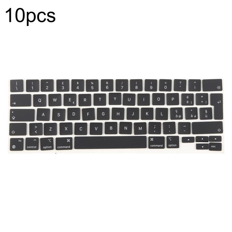 For MacBook A2251 A2289 A2238 A2338 10pcs UK Big Enter Version Keycaps, Language:Italy