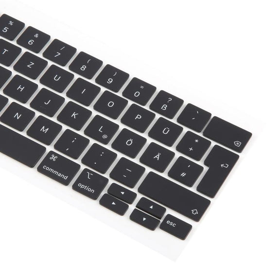 For MacBook A2251 A2289 A2238 A2338 10pcs UK Big Enter Version Keycaps, Language:German
