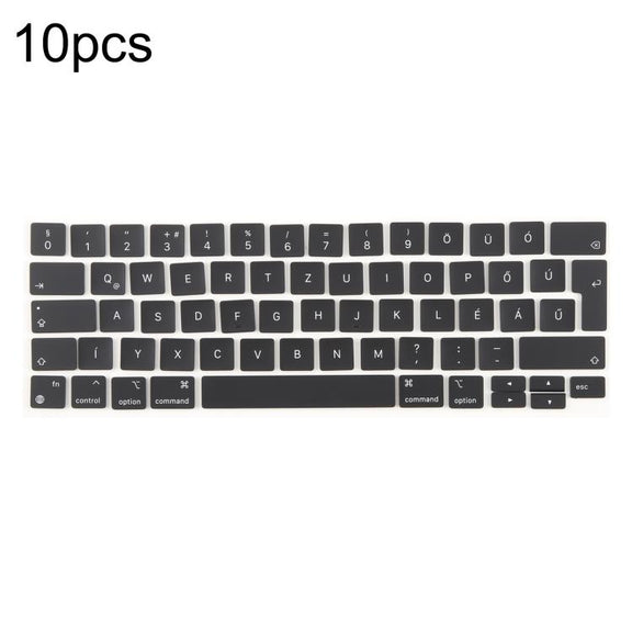 For MacBook A2251 A2289 A2238 A2338 10pcs UK Big Enter Version Keycaps, Language:Hungary