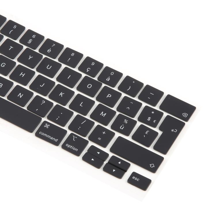 For MacBook A2251 A2289 A2238 A2338 10pcs UK Big Enter Version Keycaps, Language:French