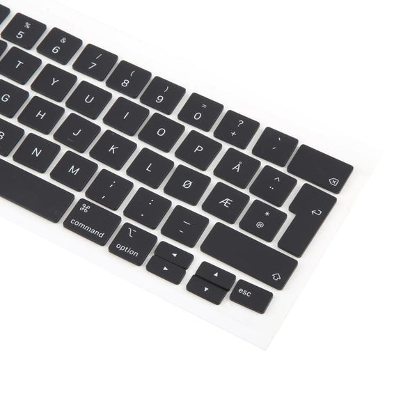 For MacBook A2251 A2289 A2238 A2338 10pcs UK Big Enter Version Keycaps, Language:Norway