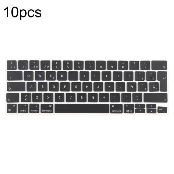 For MacBook A2251 A2289 A2238 A2338 10pcs UK Big Enter Version Keycaps, Language:Spain