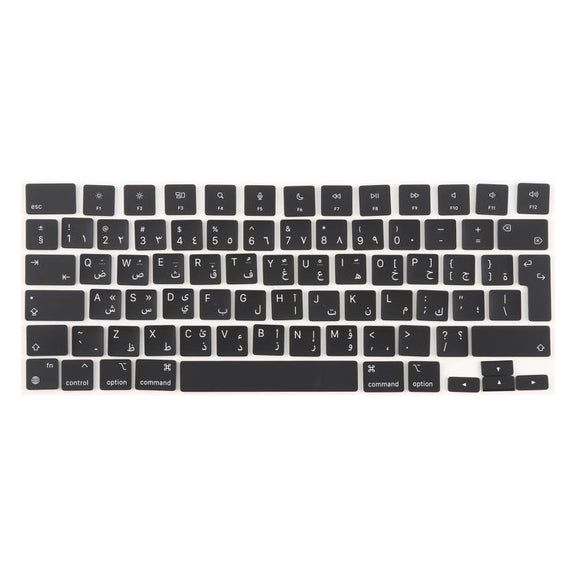 For MacBook A2681 A2941  A3113  A3114 UK Big Enter Version Keycaps, Language:Arabic