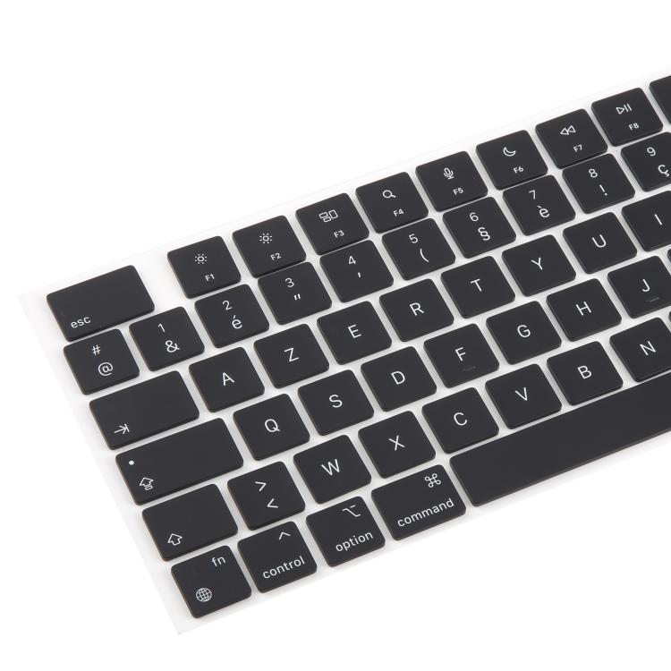 For MacBook A2681 A2941  A3113  A3114 UK Big Enter Version Keycaps, Language:French