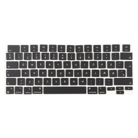 For MacBook A2681 A2941  A3113  A3114 UK Big Enter Version Keycaps, Language:Denmark