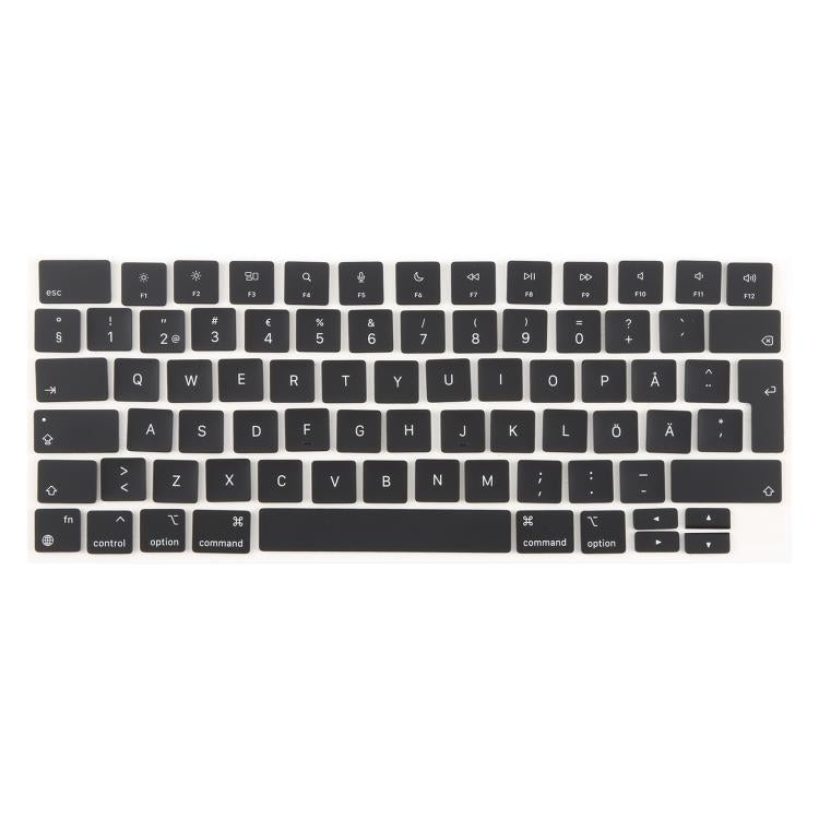 For MacBook A2681 A2941  A3113  A3114 UK Big Enter Version Keycaps, Language:Sweden