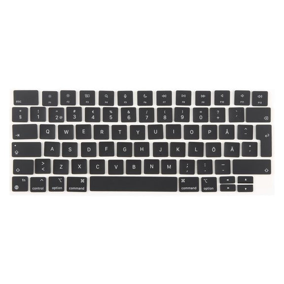 For MacBook A2681 A2941  A3113  A3114 UK Big Enter Version Keycaps, Language:Sweden