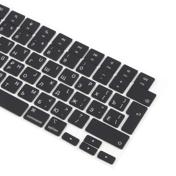 For MacBook A2681 A2941  A3113  A3114 UK Big Enter Version Keycaps, Language:Russian