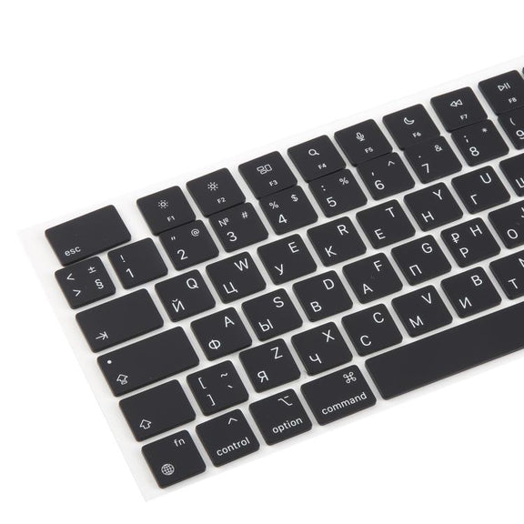 For MacBook A2681 A2941  A3113  A3114 UK Big Enter Version Keycaps, Language:Russian