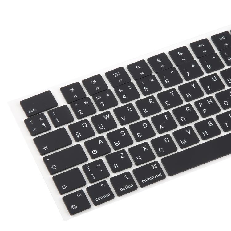 For MacBook A2681 A2941  A3113  A3114 UK Big Enter Version Keycaps, Language:Russian
