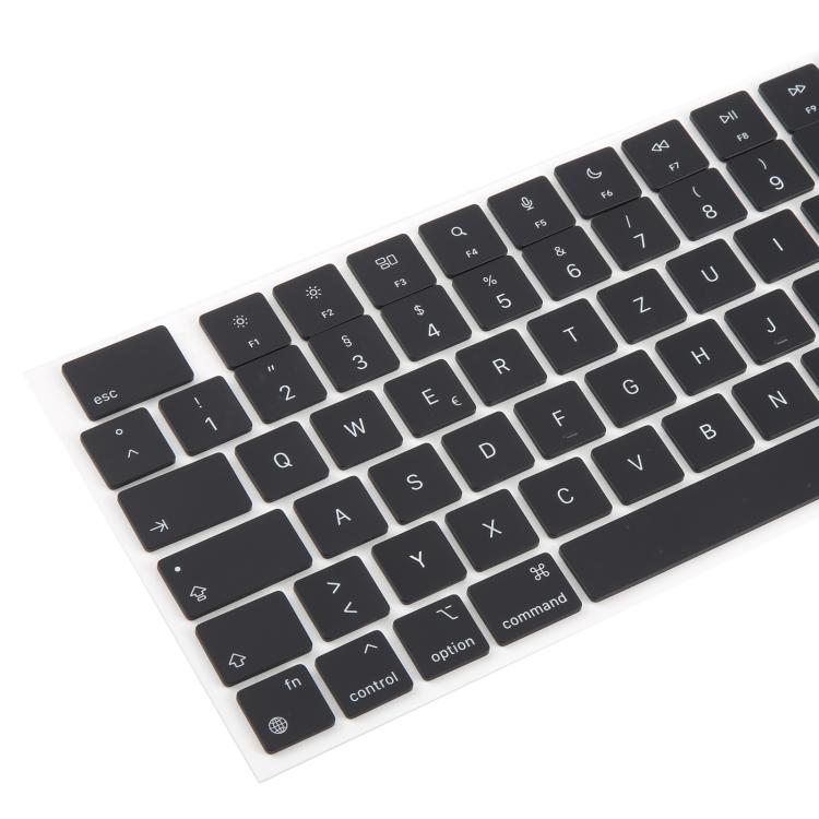 For MacBook A2681 A2941 A3113  A3114 10pcs UK Big Enter Version Keycaps, Language:German