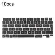 For MacBook A2681 A2941 A3113  A3114 10pcs UK Big Enter Version Keycaps, Language:Denmark