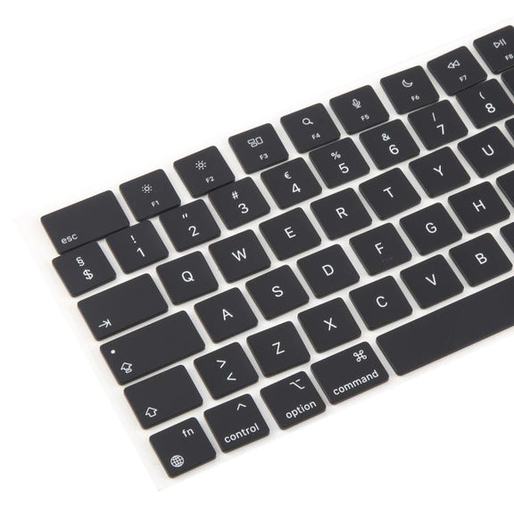For MacBook A2681 A2941 A3113  A3114 10pcs UK Big Enter Version Keycaps, Language:Denmark