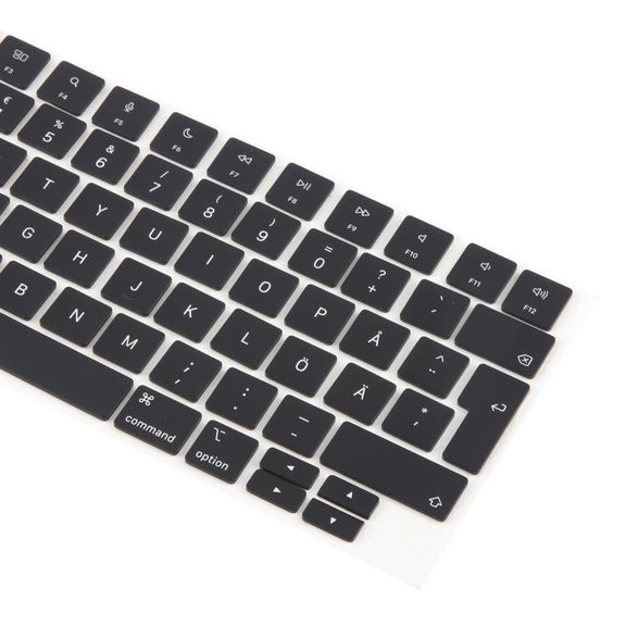 For MacBook A2681 A2941 A3113  A3114 10pcs UK Big Enter Version Keycaps, Language:Sweden