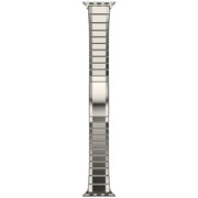 For Apple Watch 42mm / 41mm / 40mm / 38mm One-Bead Pure Titanium Buckle Watch Band(Titanium)