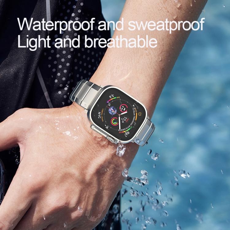 For Apple Watch 42mm / 41mm / 40mm / 38mm One-Bead Pure Titanium Buckle Watch Band(Titanium)