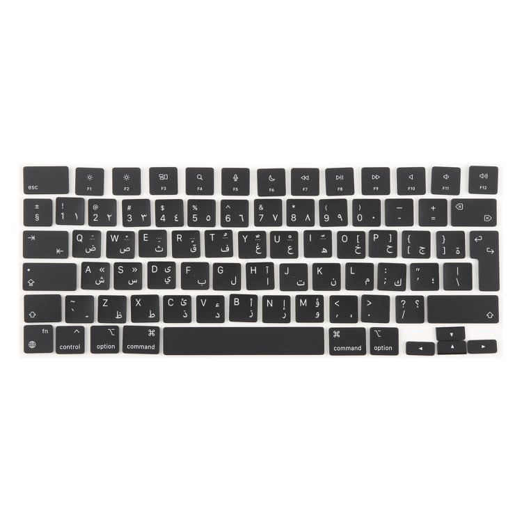 For MacBook A2442 A2485 A2779 A2780 A2991 A2992 A2918 UK Big Enter Version Keycaps, Language:Arabic