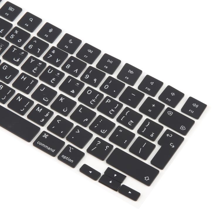 For MacBook A2442 A2485 A2779 A2780 A2991 A2992 A2918 UK Big Enter Version Keycaps, Language:Arabic