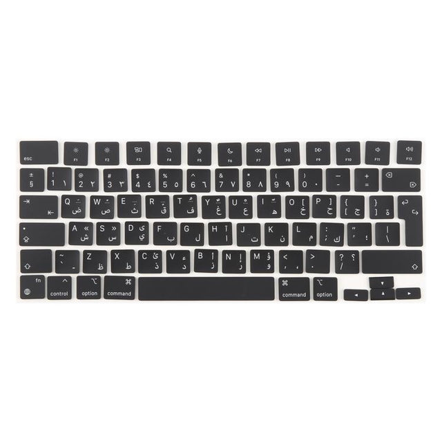 For MacBook A2442 A2485 A2779 A2780 A2991 A2992 A2918 UK Big Enter Version Keycaps, Language:Arabic