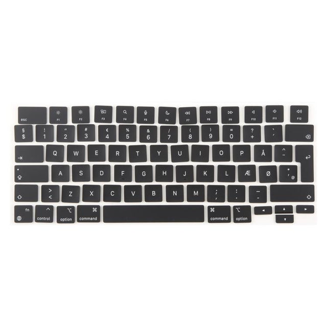 For MacBook A2442 A2485 A2779 A2780 A2991 A2992 A2918 UK Big Enter Version Keycaps, Language:Denmark