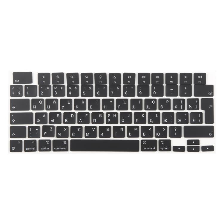 For MacBook A2442 A2485 A2779 A2780 A2991 A2992 A2918 UK Big Enter Version Keycaps, Language:Russian