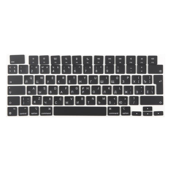 For MacBook A2442 A2485 A2779 A2780 A2991 A2992 A2918 UK Big Enter Version Keycaps, Language:Russian