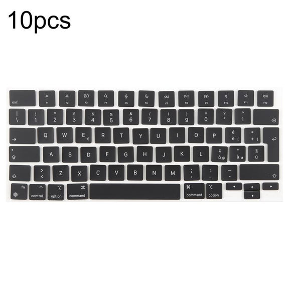 For MacBook A2442 A2485 A2779 A2780 A2991 A2992 A2918 10pcs UK Big Enter Version Keycaps, Language:Italy