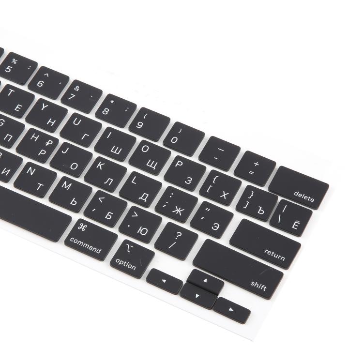 For MacBook A2251 A2289 A2238 A2338 10pcs US Small Enter Version Keycaps, Language:Russian