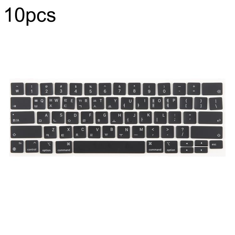 For MacBook A2251 A2289 A2238 A2338 10pcs US Small Enter Version Keycaps, Language:Korean