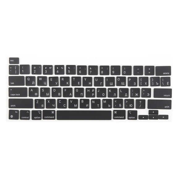 For MacBook A2251 A2289 A2238 A2338 US Small Enter Version Keycaps, Language:Russian