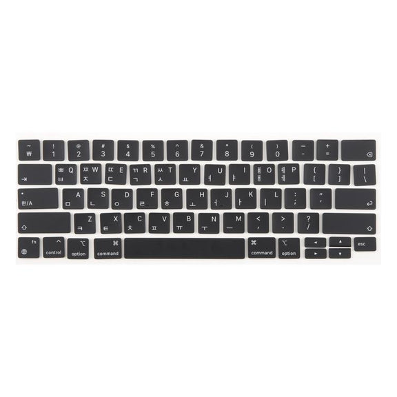 For MacBook A2251 A2289 A2238 A2338 US Small Enter Version Keycaps, Language:Korean