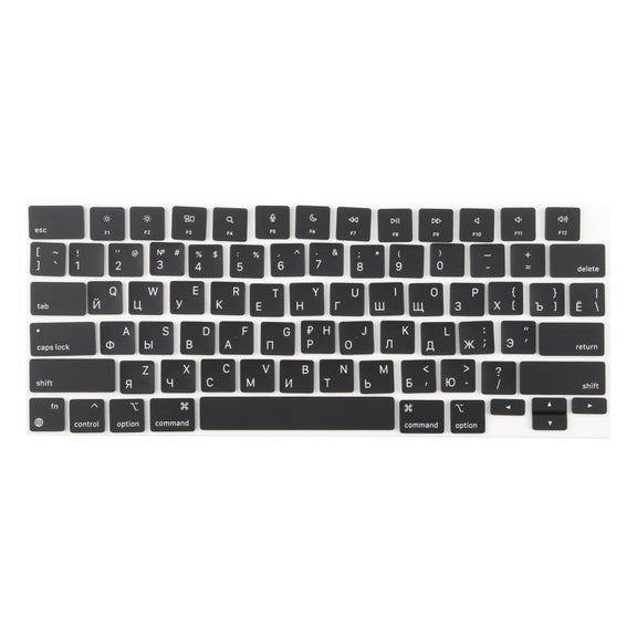 For MacBook A2681 A2941 A3113 A3114 US Small Enter Version Keycaps, Language:Russian