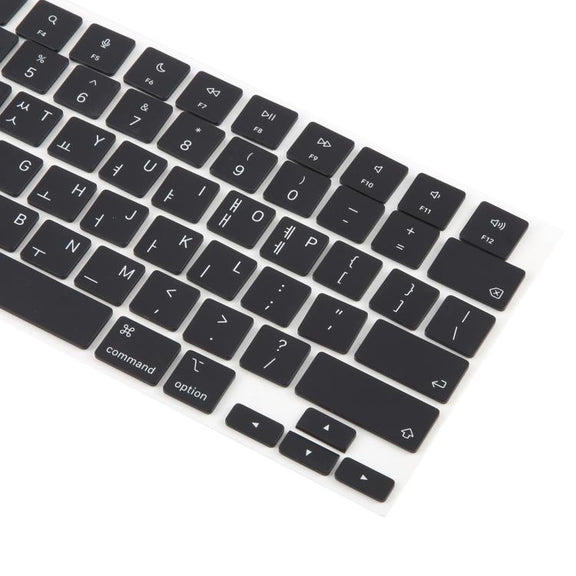 For MacBook A2681 A2941 A3113 A3114 US Small Enter Version Keycaps, Language:Korean