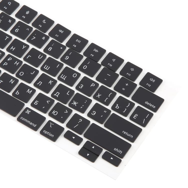 For MacBook A2681 A2941 A3113 A3114 10pcs US Small Enter Version Keycaps, Language:Russian