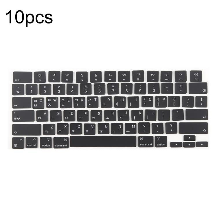 For MacBook A2681 A2941 A3113 A3114 10pcs US Small Enter Version Keycaps, Language:Korean