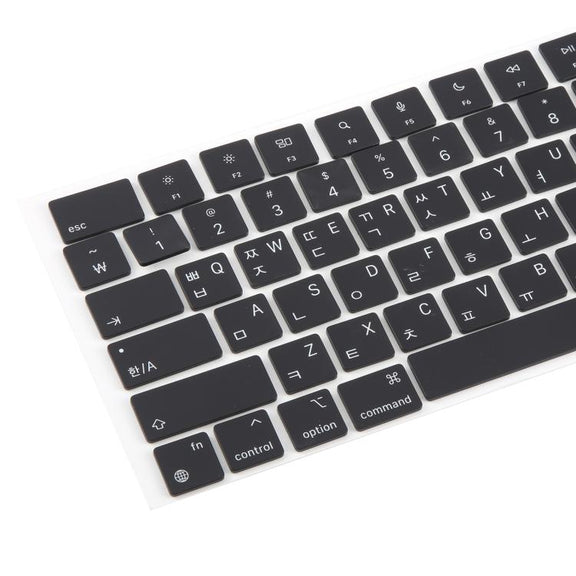 For MacBook A2681 A2941 A3113 A3114 10pcs US Small Enter Version Keycaps, Language:Korean