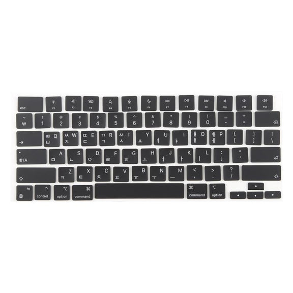 For MacBook A2442 A2485 A2779 A2780 A2991 A2992 A2918 US Small Enter Version Keycaps, Language:Korean