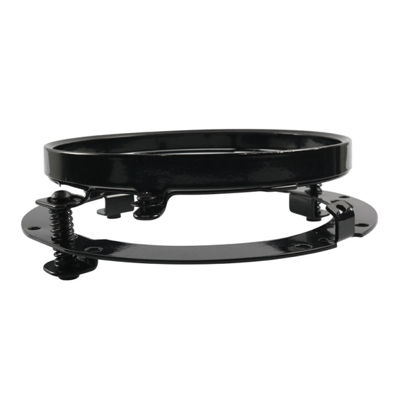 Motorcycle 7 inch Round Headlight Ring Mounting Bracket for Harley Davidson (Black)